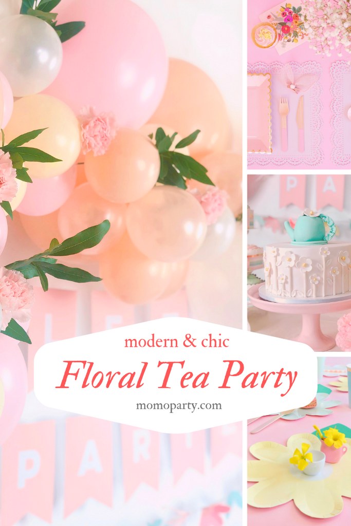 Floral Tea Party First Birthday Party Ideas Pink Pastel Themed