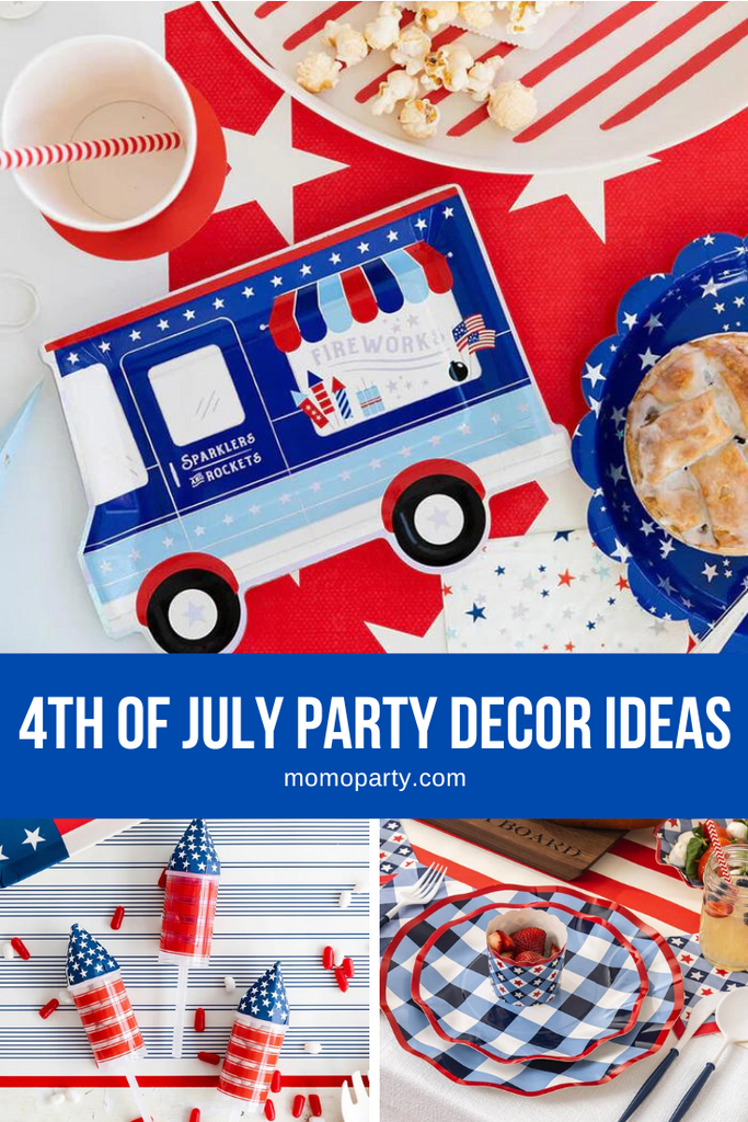 Fourth of July Party Decor Ideas by Momo Party