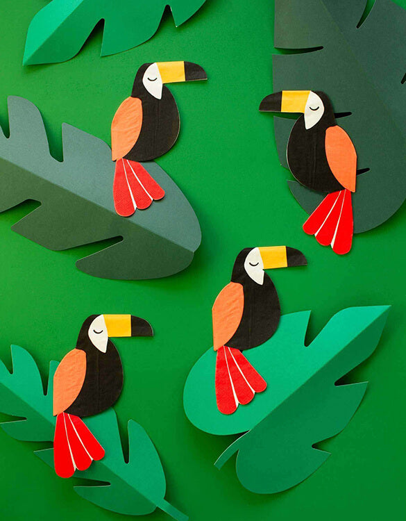 Two-can 2nd Birthday Party Ideas Toucan Napkins