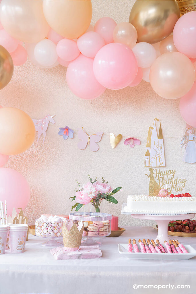 Girl's First Birthdday Party Ideas_Princess Party_Momo Party