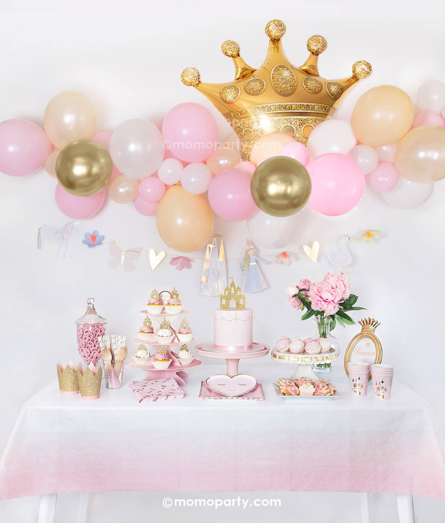Girl's First Birthday Party Ideas Royal Princess Balloon Cloud_Momo Party