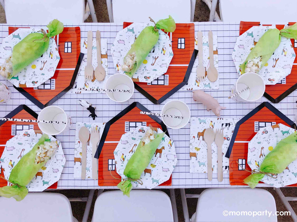 “Holy Cow I’m ONE!” Farm Themed First Birthday Party Ideas by Momo Party_Tablescape