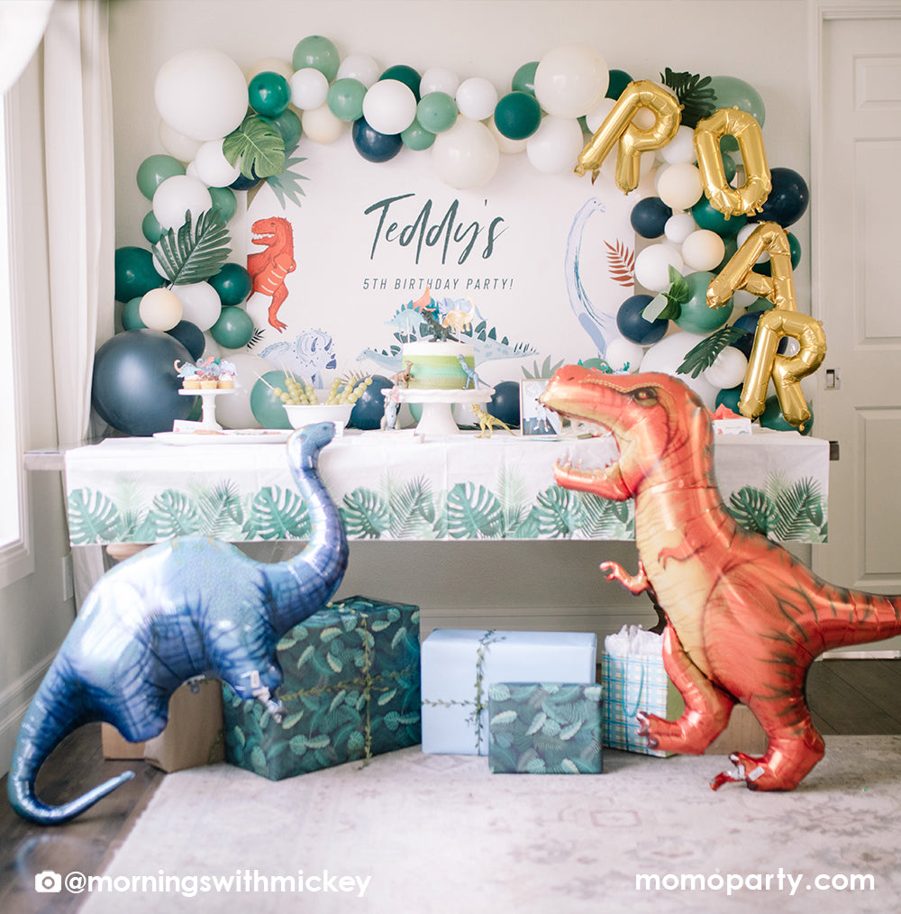 Dinosaur Party Decorations 1st Birthday Dinour Tableware Set Happy