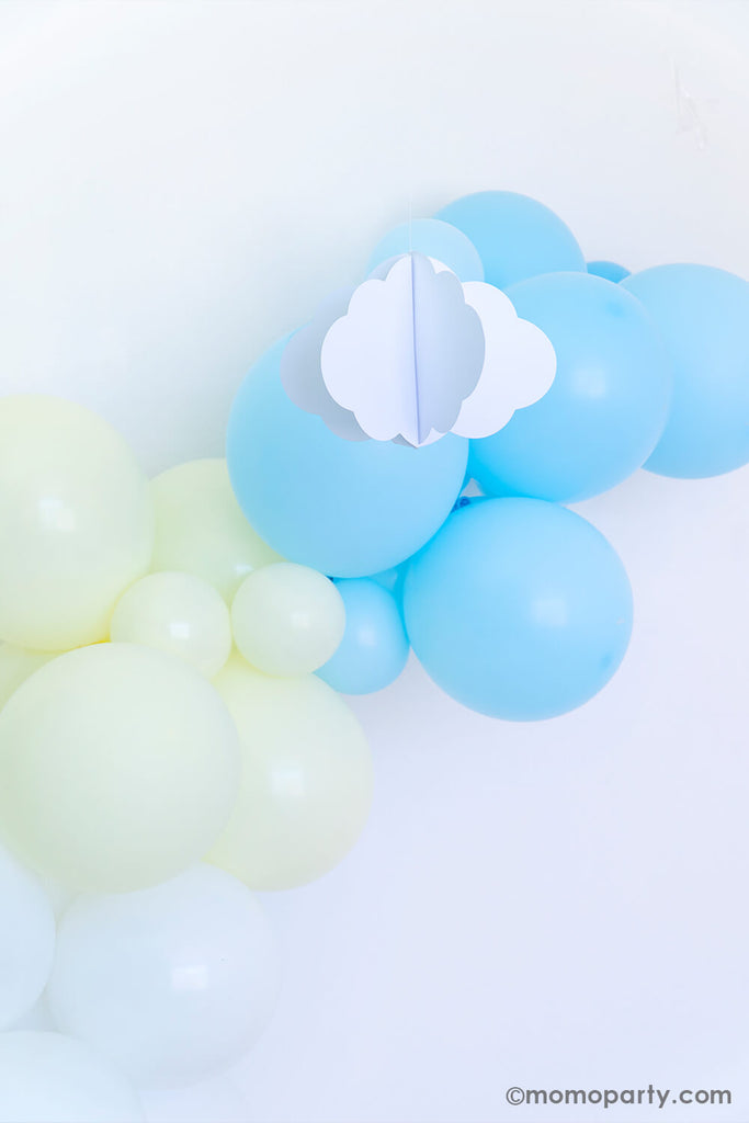 Kids Airplane Party Cloud Decorations by Momo Party