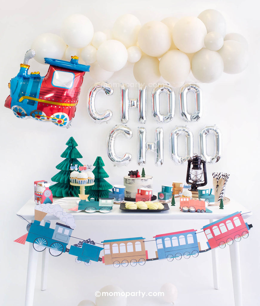 Modern Train Birthday Party Ideas