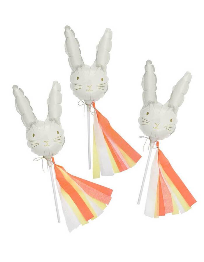 Mini Bunny Balloons Easter Party Decoration Ideas by Momo Party