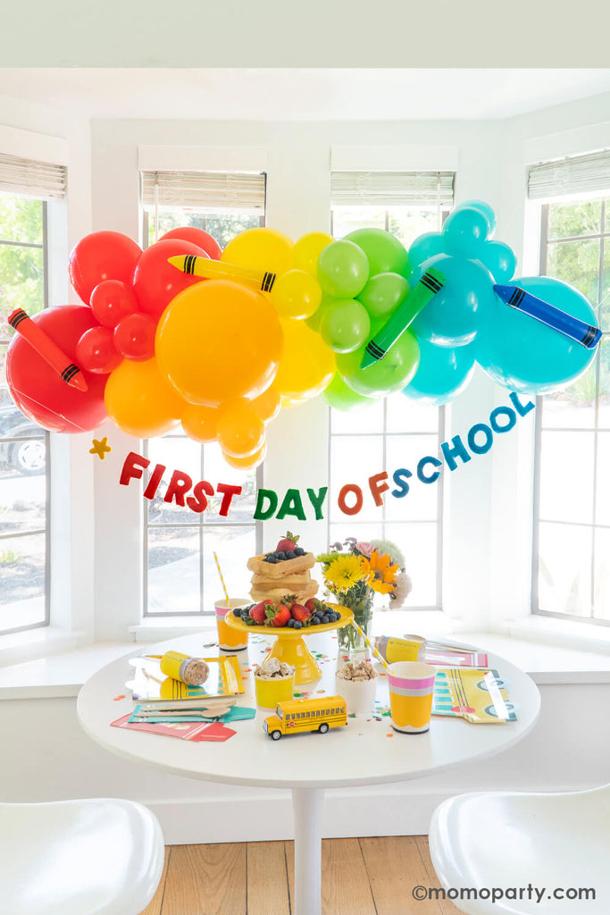 Momo-Party_First Day of School Breakfast Ideas Back-to-School-Party_Set Up