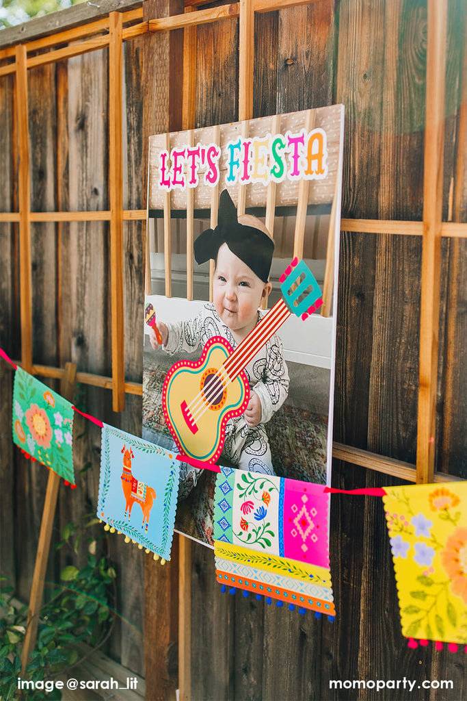 Momo-Party_First-Fiesta_Girl's First Birthday Party Decoration Fiesta Banner