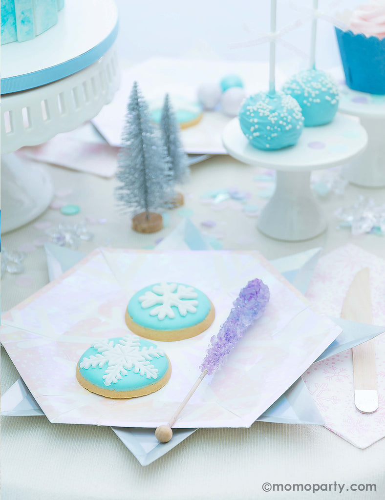 Momo-Party_Frozen-Inspired Winter themed birthday Party Table Decoration