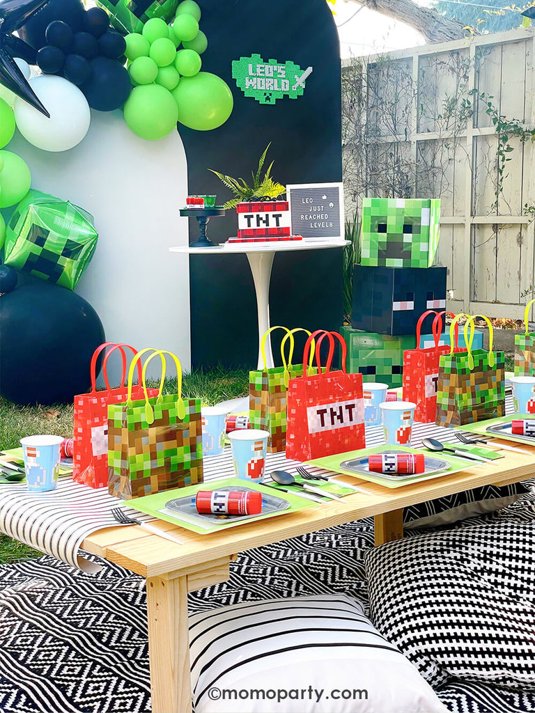 Minecraft birthday party, Minecraft birthday, Minecraft party