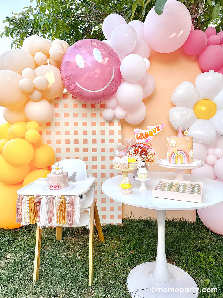 Momo-Party_One-Groovy-Baby_First-Birthday-Party_Ideas Decoration Set-up