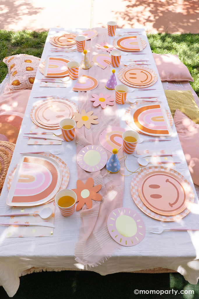 Momo-Party_One-Groovy-Baby_Groovy One First-Birthday-Party_Set-up_Kids-table