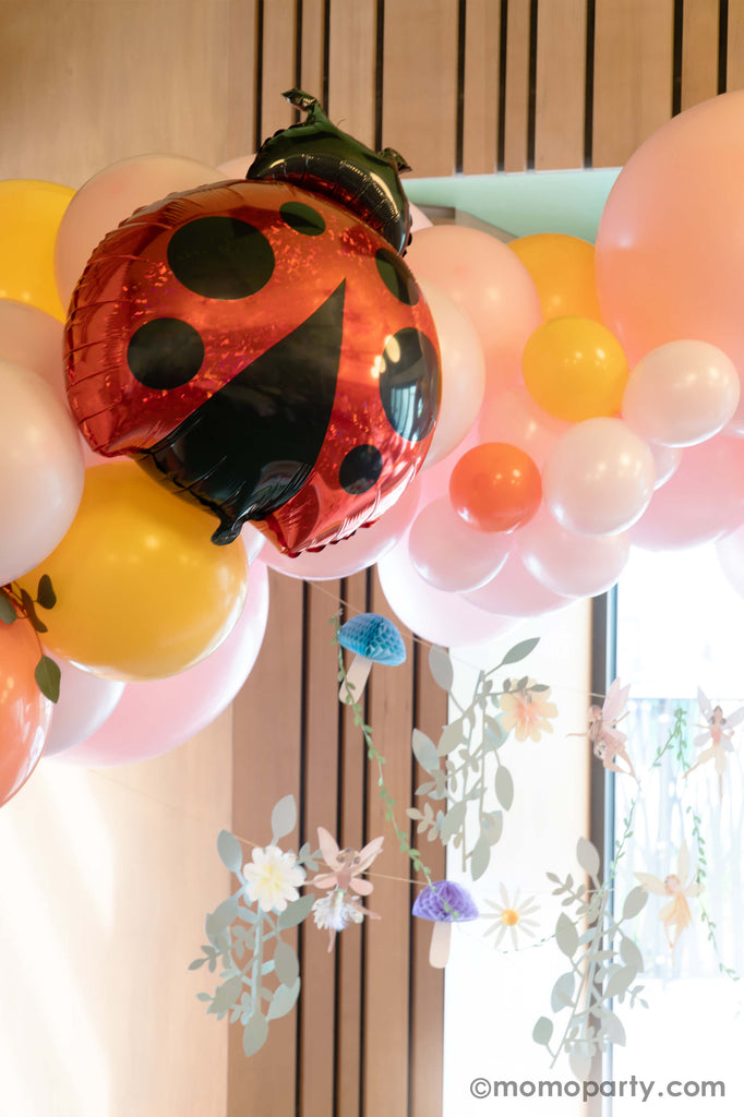 Momo-Party_Spring-Fariy_Ladybug Birthday Party-Foil-Balloon Decoration