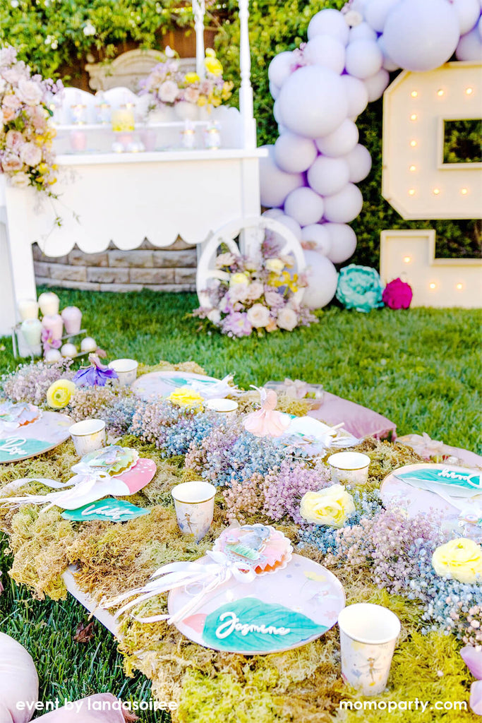 Momo Party Spring Fairy Party Table Setting Ideas