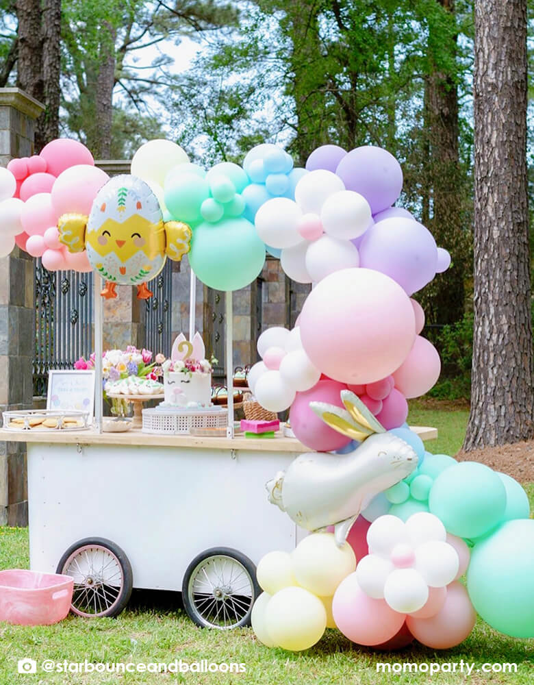 Momo Party Spring Party Ideas Easter Party Balloons