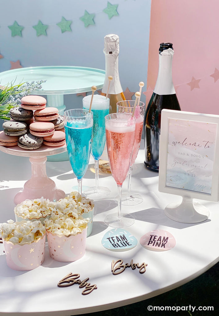 Momo Party_Gender-Reveal Party_Dessert-table Ideas