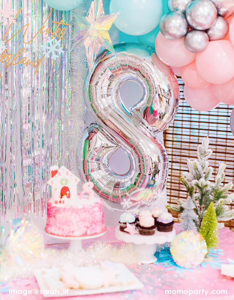 Momo Party_Winter-Wonderland-Party_Balloon Decoration
