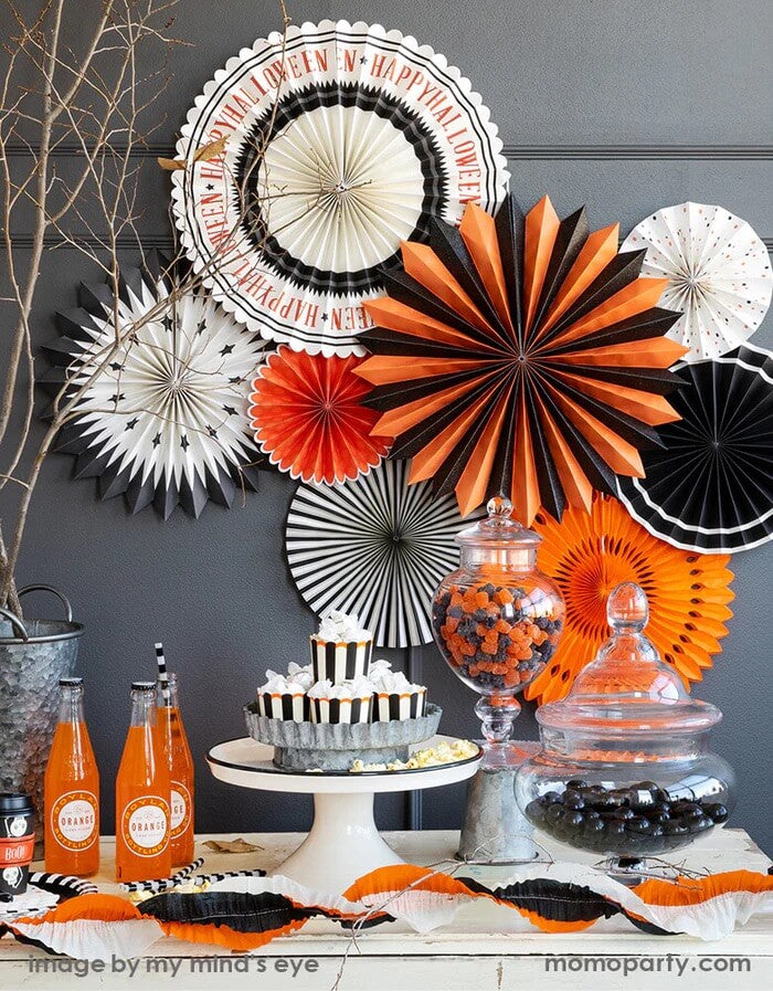 My-Minds-Eye_Vintage-Halloween_Table-Set-up-with-Paper-Fans