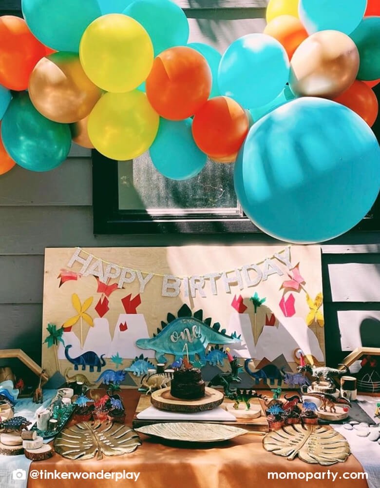 “ONE-a-saurus” Dinosaur Themed First Birthday_Momo Party_Table Decorations