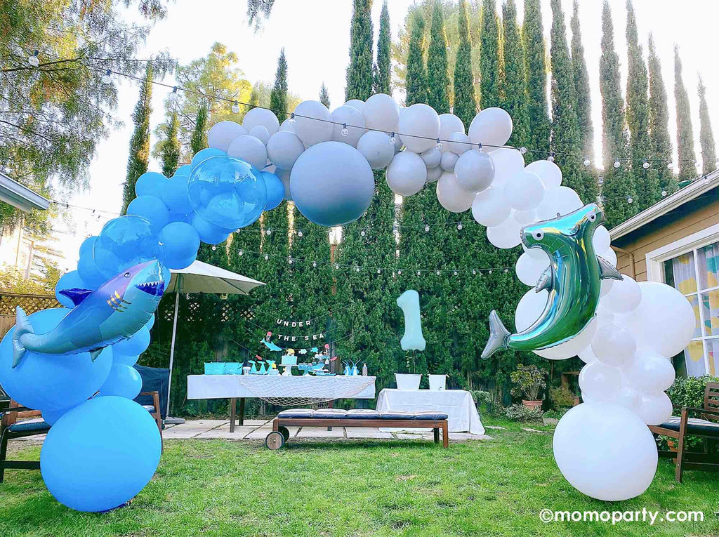 “ONE-der the sea” Under the Sea Themed First Birthday_Momo Party_Balloon Decorations