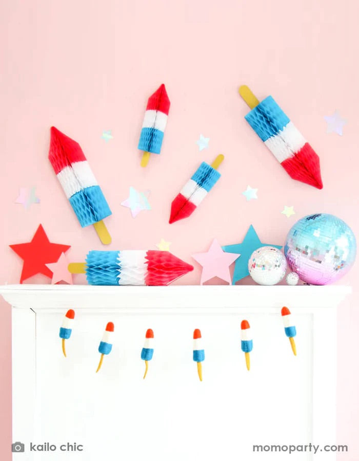 Rocket-Popsicle-Honeycomb-Decorations_styled_Momo Party