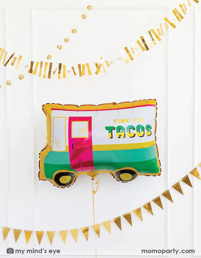 TacoTwosday Second Birthday Party Ideas Taco Truck Balloon by Momo Party