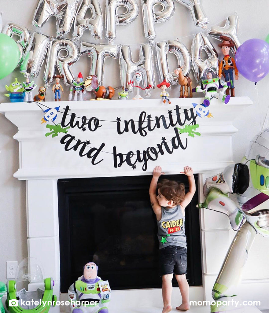 Two Infinity and Beyond Second Birthday Party Ideas_Decorations_Momo Party