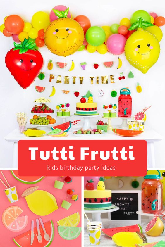 Twotti Frutti 2nd Birthday Party Ideas