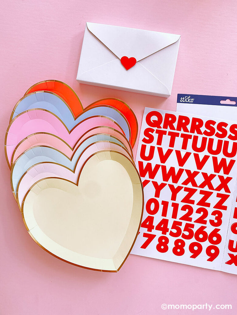 Valentine's Day Decoration Idea Conversation Hearts Backdrop Tutorial by Momo Party Materials Needed