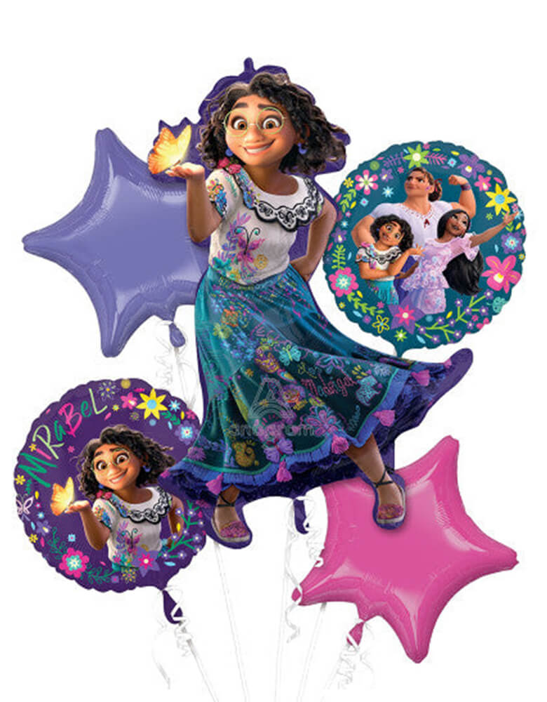 Ballons en arc thème Disney Encanto mirabo, 145 pièces, Kit de