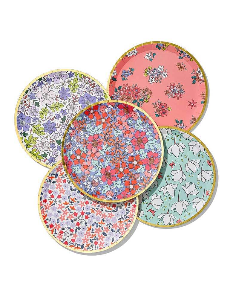 Ditsy Floral Dinner Plates (Set of 12)