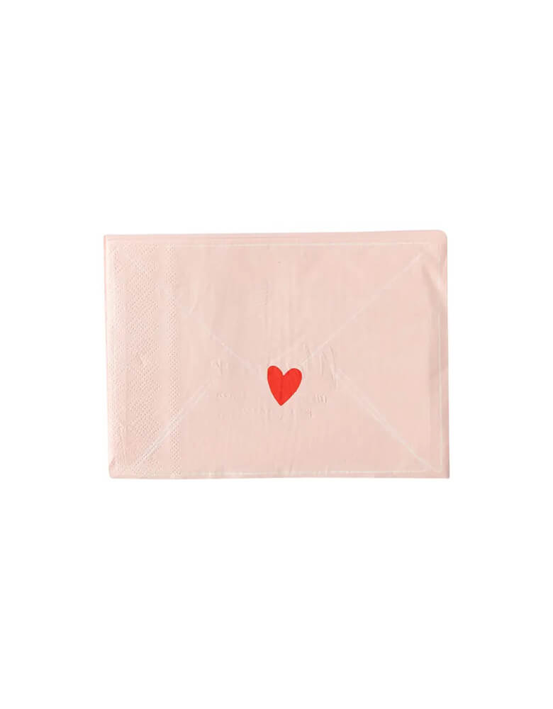 Checkered Heart Paper Napkins