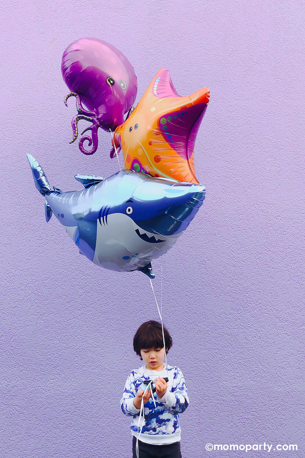 Shark Shaped Foil Balloon