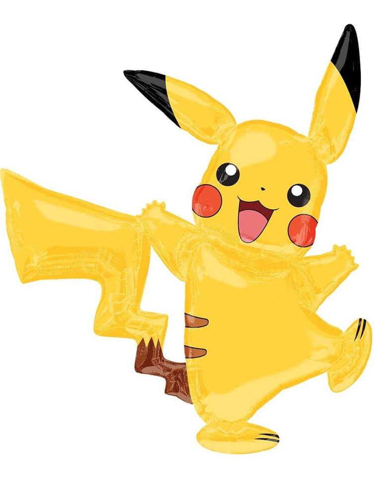 Ballon Hélium Pikachu et Poké ball - 40cm