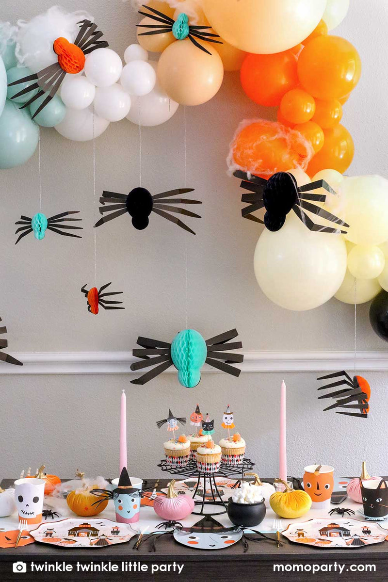 Hanging Honeycomb Spiders (Set of 12) – Momo Party