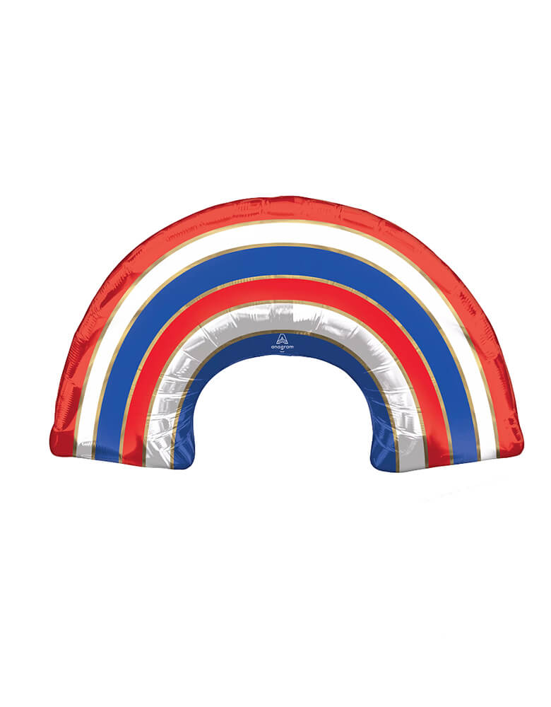 Red White Blue Popsicle Foil Balloon