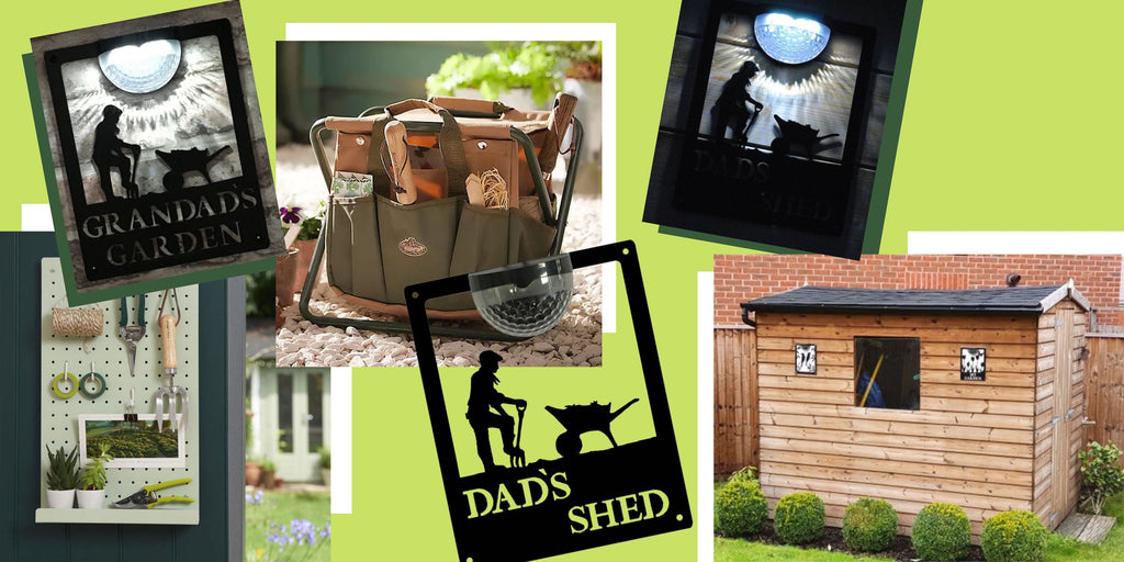 Gift Ideas for Dads/Father's who like spending time in the garden and/or shed. Garden tools and essential kit items. 