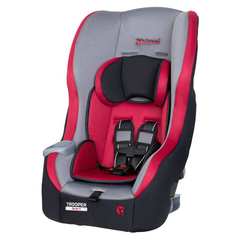 Baby Trend Trooper 3-in-1 Convertible Car Seat in red and neutral color fashions