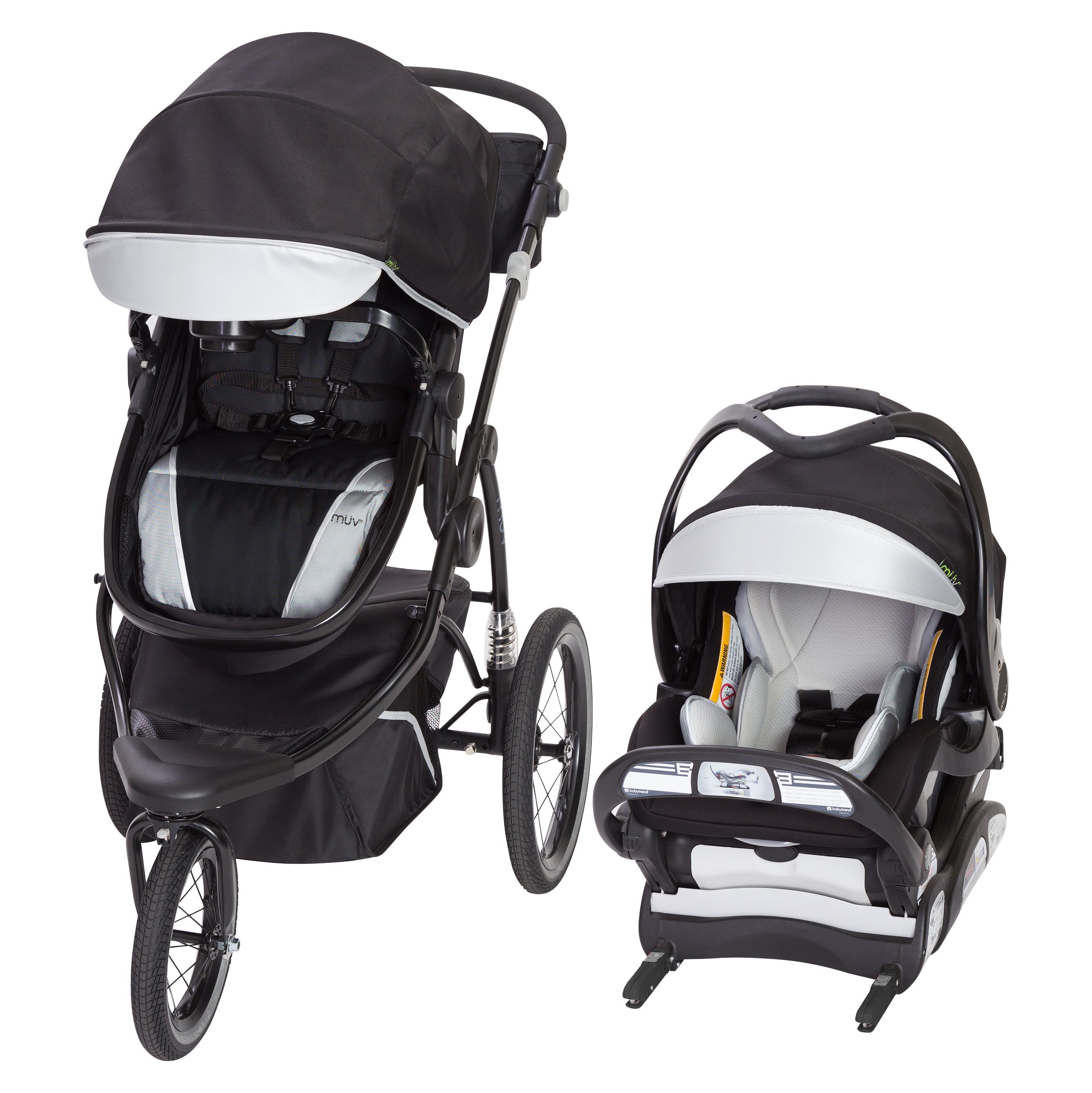 infant car seat jogging stroller combo