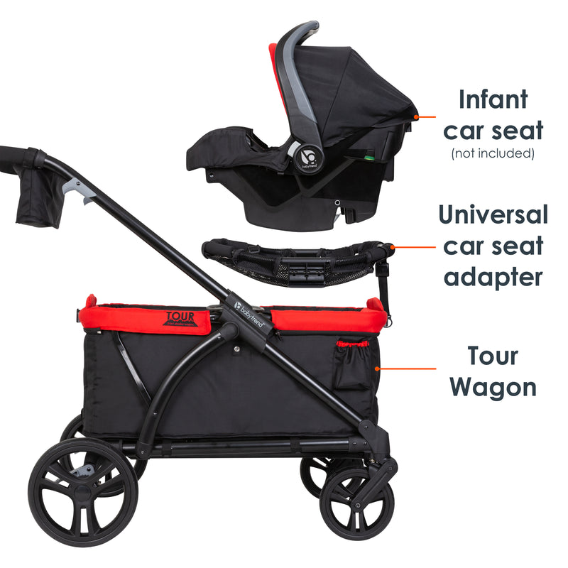 red wagon stroller