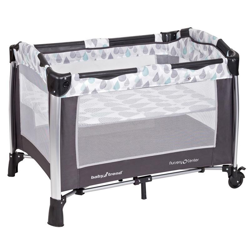 baby trend go lite elx nursery center playard rose gold