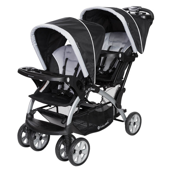 sit and stand snap gear double stroller