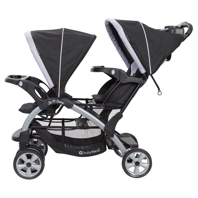 baby trend double stroller black