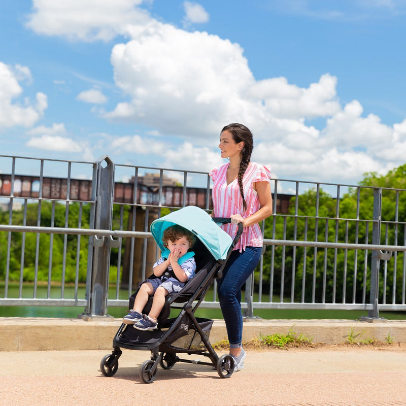 baby trend blue stroller