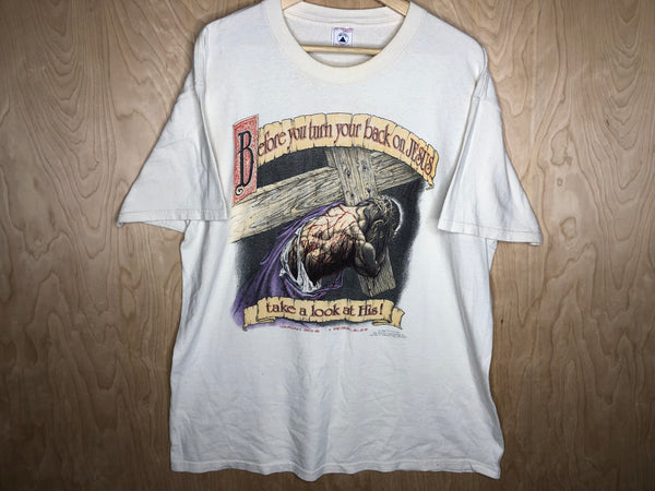 1991 Heavenly Divine Son Jesus “Born To Die” - XL – Ol' Shirty Bastard