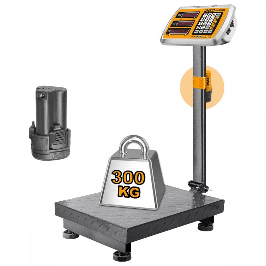 Buy online Electric Scale 300kg (HESA33003) INGCO from GZ Industrial  Supplies in Nigeria.