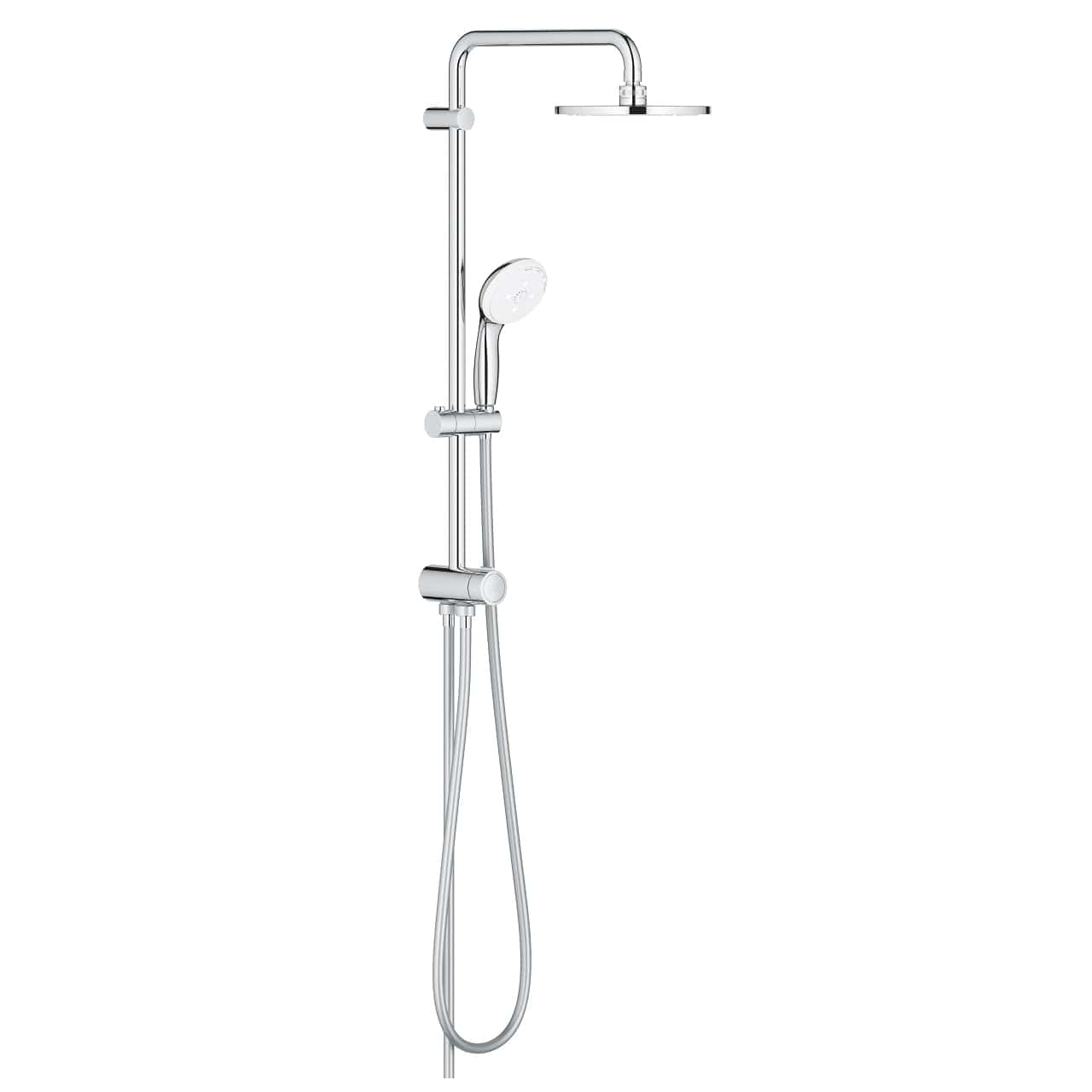 Grohe Tempesta 100 Wall Holder Shower Handle Set with 2 Sprays, Chrome, Supply Master