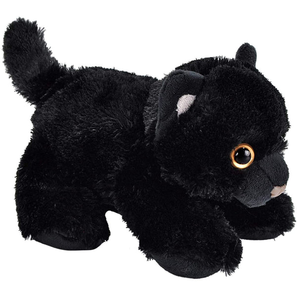 black stuffed cat