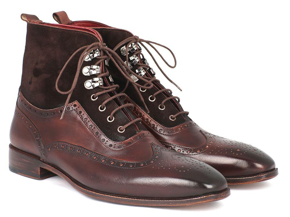 suede wingtip boots