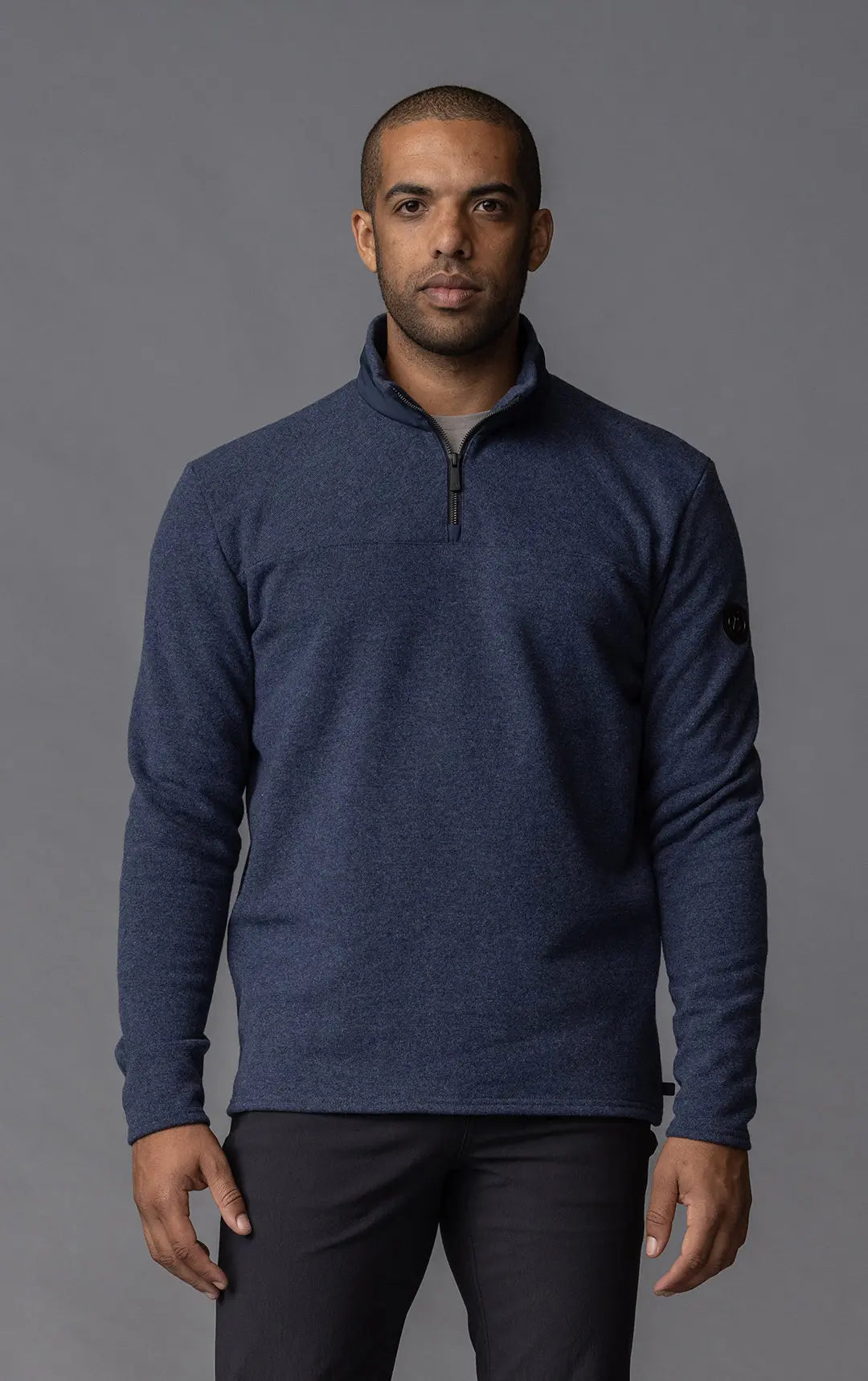 clearance Lululemon Surge Warm Half-Zip Heathered Gray Mens Size